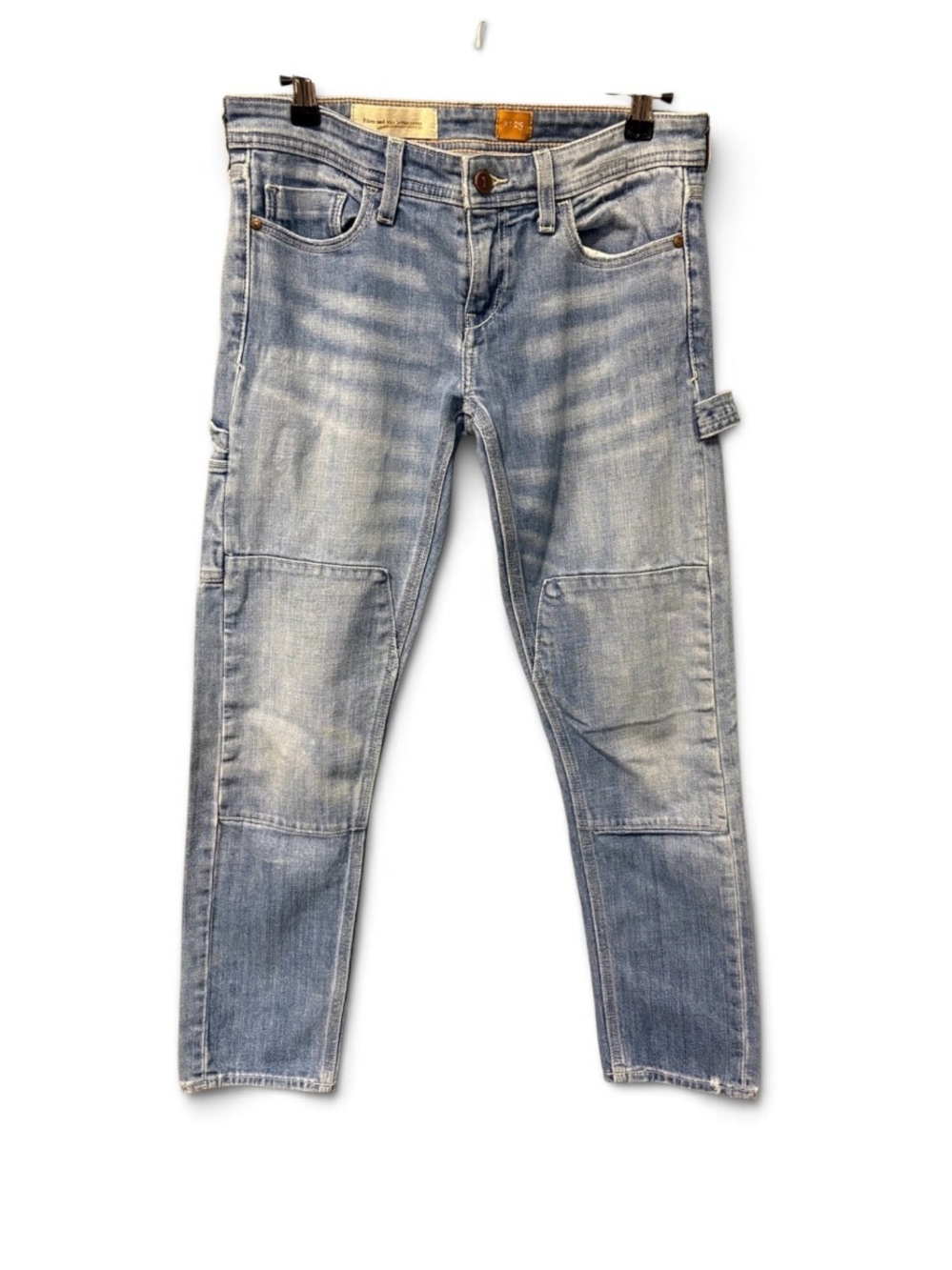 Anthropologie Pilcro and the Letterpress Light Blue Carpenter Straight-Leg Jeans
